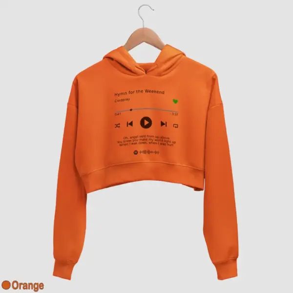 Coldplay Hymn for the Weekend Crop Hoodie - Image 9