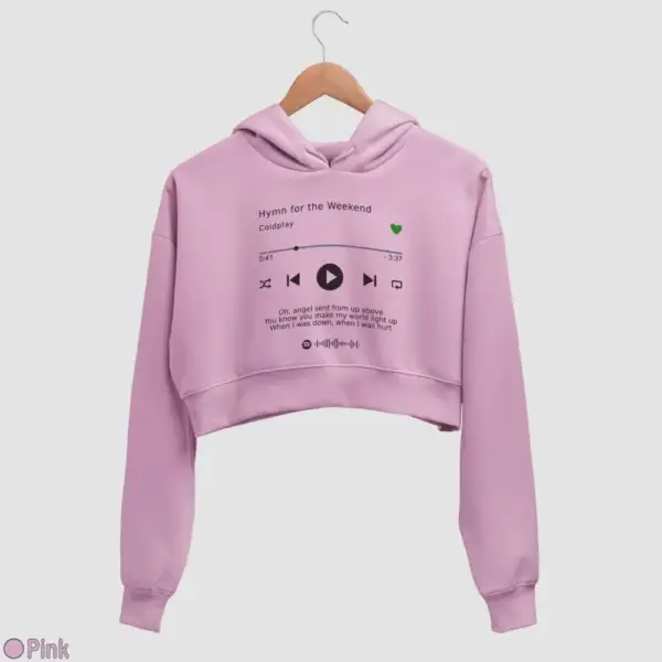 Coldplay Hymn for the Weekend Crop Hoodie - Image 10