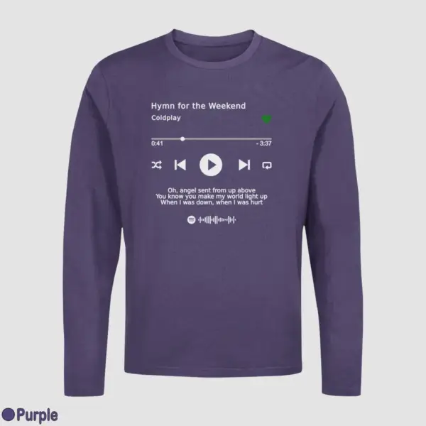 Coldplay Hymn for the Weekend Longsleeve - Image 11