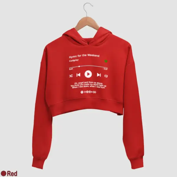 Coldplay Hymn for the Weekend Crop Hoodie - Image 12