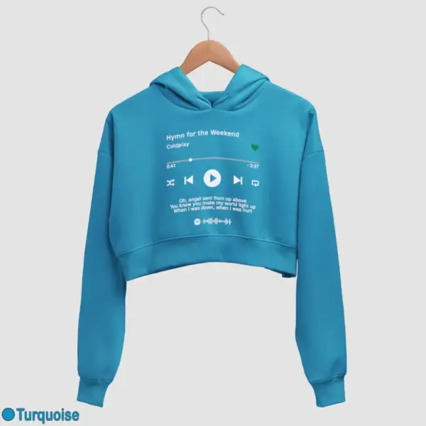 Coldplay Hymn for the Weekend Crop Hoodie - Image 13