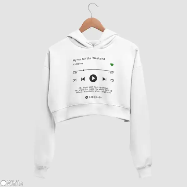 Coldplay Hymn for the Weekend Crop Hoodie - Image 14