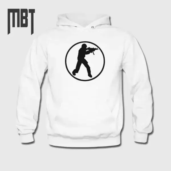 Counter Strike Hoodie, Counter Strike Logo Hooded Sweatshirt