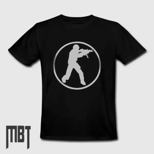 Counter Strike T-Shirt, Counter Strike Logo Tee-Shirt