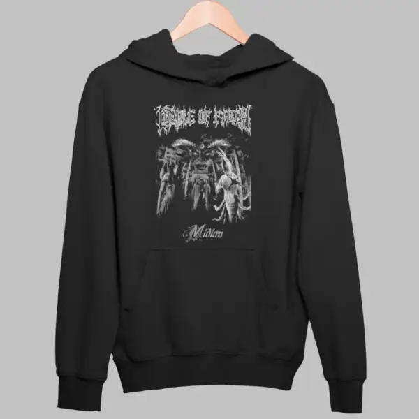 Cradle Of Filth Hoodie, Cradle Of Filth Midian Black Sweatshirt