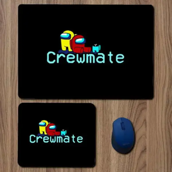 Crewmate Among Us Mouse Pad, Crewmate Among Us Game Large Mousepad for Gamers