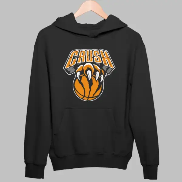 Crush Hoodie, Crush Logo Black Sweatshirt