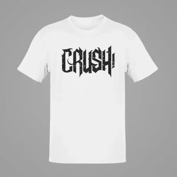 Crush T-Shirt, Crush Logo White T-Shirt
