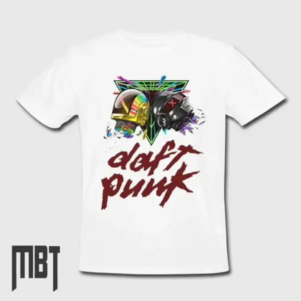 Daft Punk Band T-Shirt, Daft Punk Logo Tee-Shirt #1