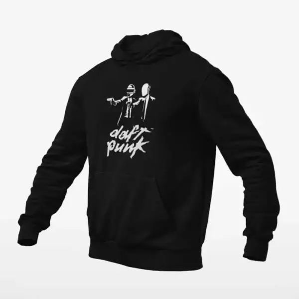 Daft Punk Band Hoodie, Daft Punk Logo Hooded Sweatshirt