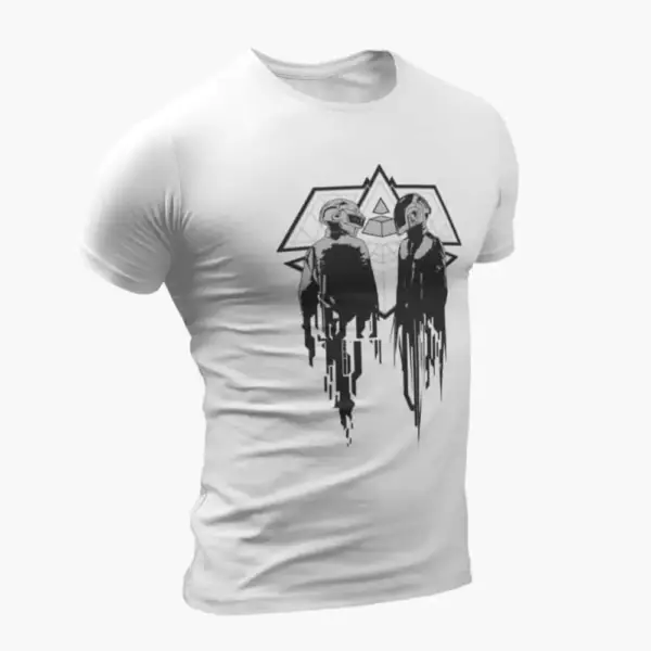 Daft Punk Band T-Shirt, Daft Punk Logo Tee-Shirt #3