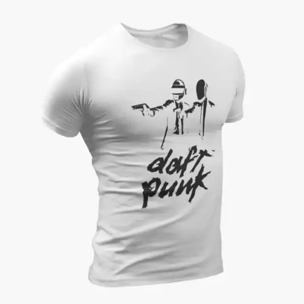 Daft Punk Band T-Shirt, Daft Punk Logo Tee-Shirt #4