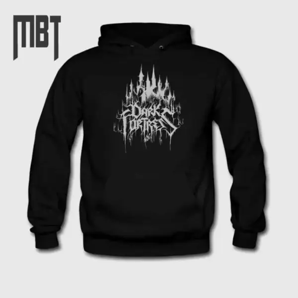 Dark Fortress Band Hoodie, Dark Fortress Logo Hooded Sweatshirt