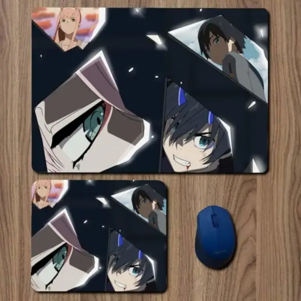 Darling In The FranXX Mouse Pad, Darling In The FranXX Anime Large Mousepad for Gamers