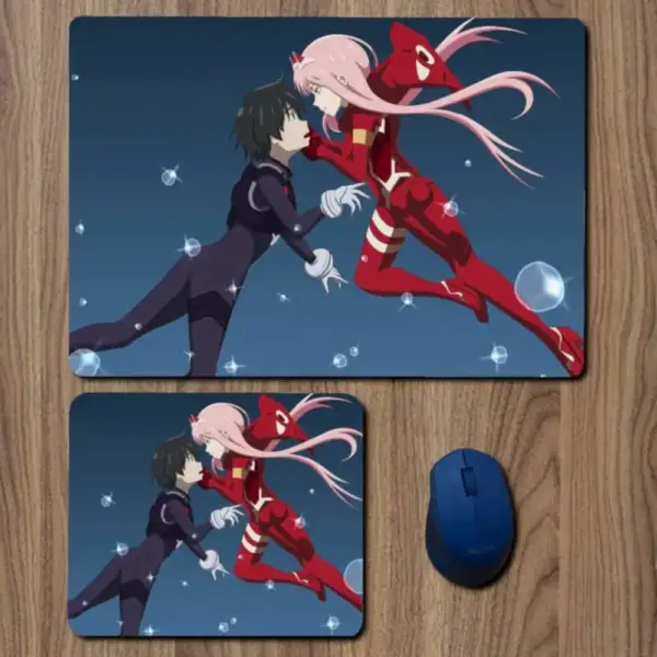 Darling In The FranXX Mouse Pad, Darling In The FranXX Anime Large Mousepad for Gamers
