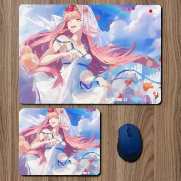 Darling In The FranXX Mouse Pad, Darling In The FranXX Anime Large Mousepad for Gamers