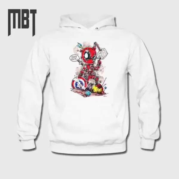Deadpool Hoodie, Deadpool Movie Hooded Sweatshirt #8