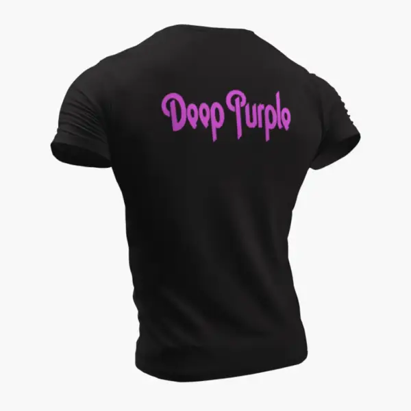 Deep Purple T-Shirt, Deep Purple Logo Black T-Shirt - Image 2