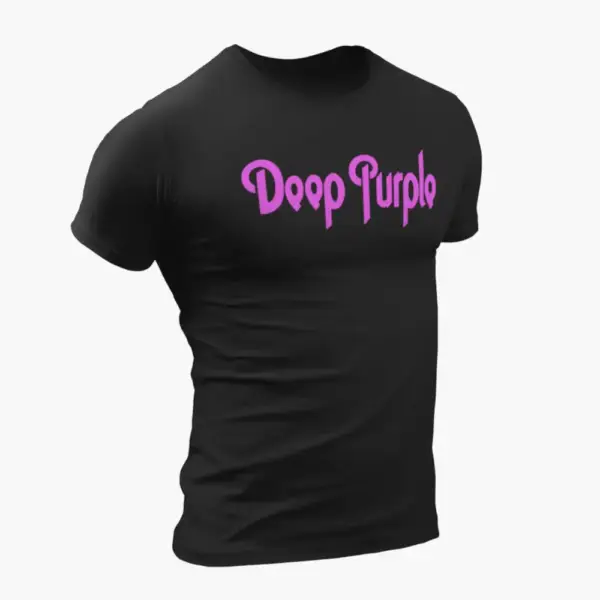 Deep Purple T-Shirt, Deep Purple Logo Black T-Shirt