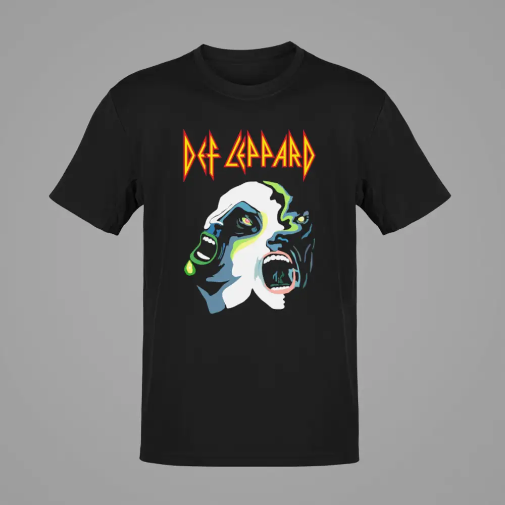Def Leppard T-Shirt, Def Leppard Hysteria Cover Tee-Shirt