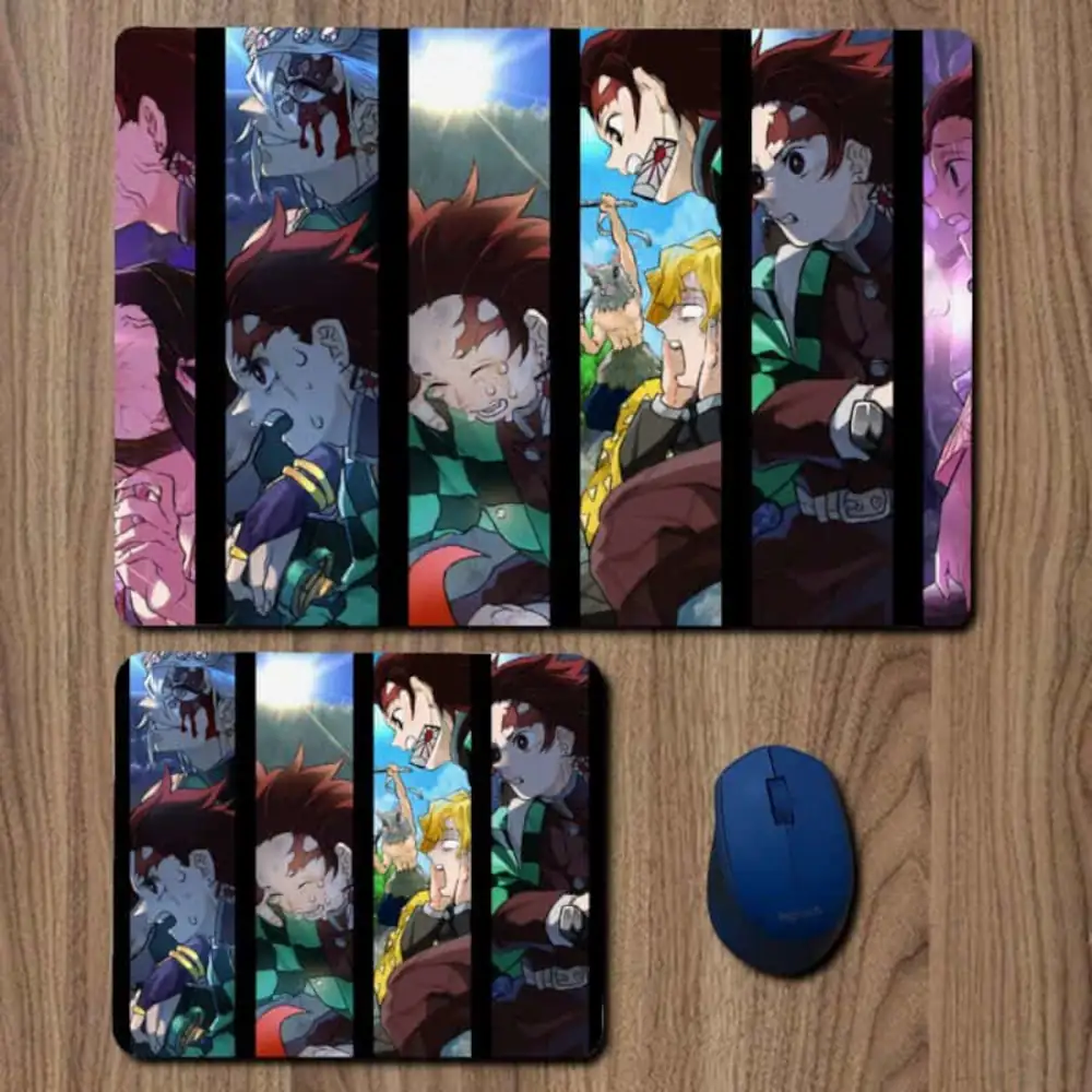 Demon Slayer Kimetsu no Yaiba Mouse Pad, Demon Slayer Kimetsu no Yaiba TV Series Large Mousepad for Gamers