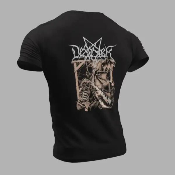 Desaster T-Shirt, Desaster Artwork Black T-Shirt - Image 2