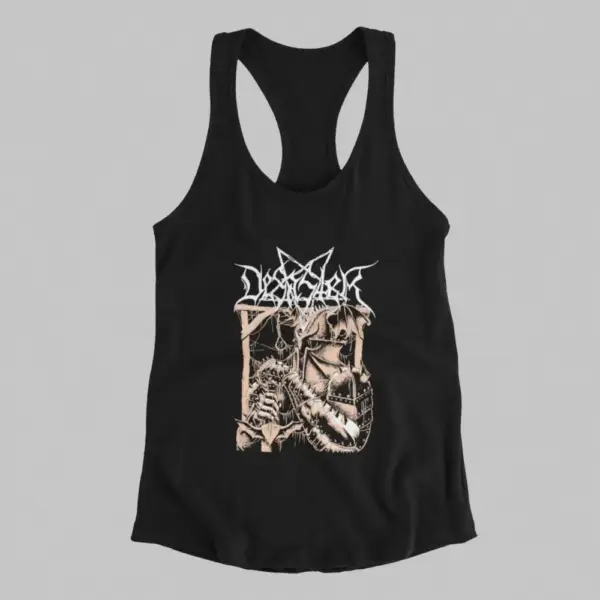 Desaster Tank Top, Desaster Artwork Black Tank Top