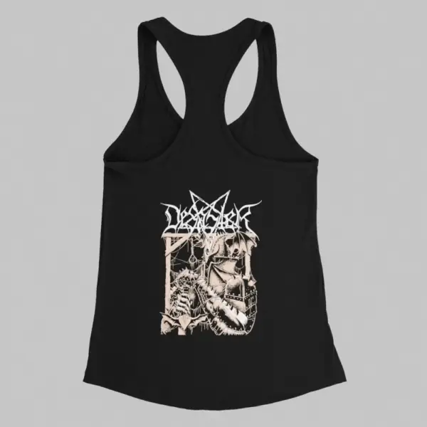 Desaster Tank Top, Desaster Artwork Black Tank Top - Image 2