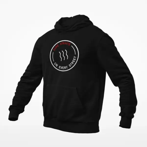 Dire Straits Hoodie, Dire Straits on Every Street Black Hoodie