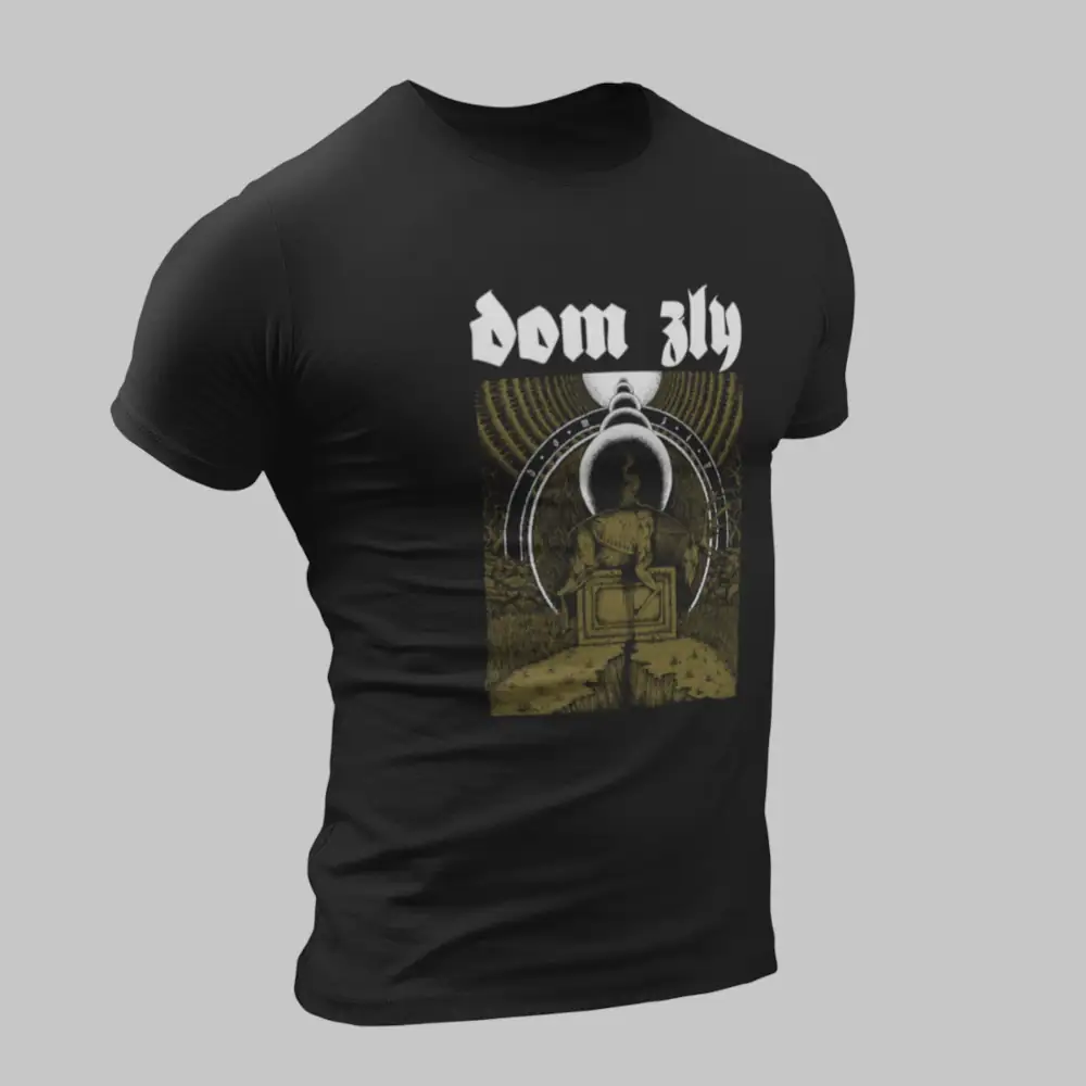Dom Zly T-Shirt, Dom Zly Artwork Black T-Shirt