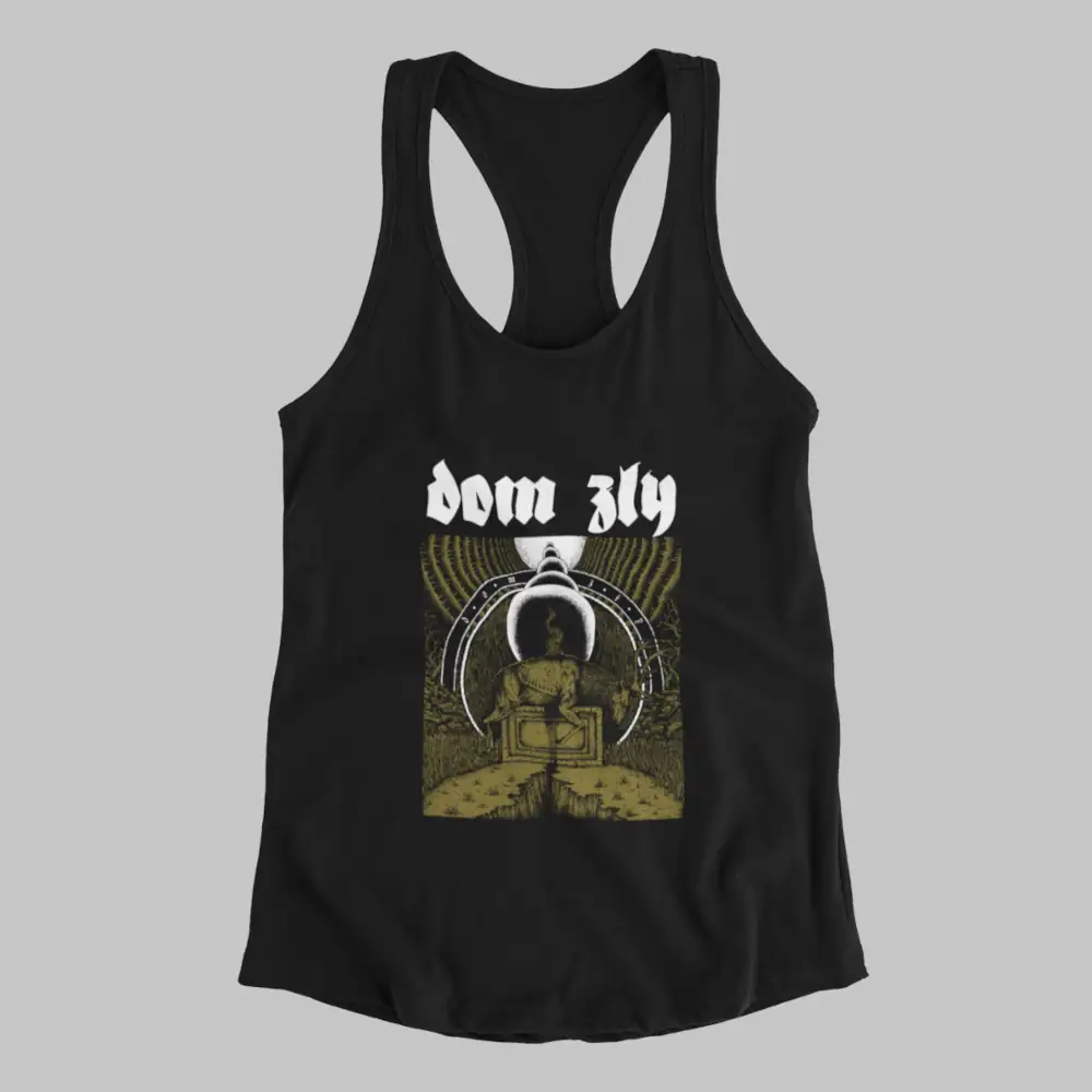 Dom Zly Tank Top, Dom Zly Artwork Black Athlete