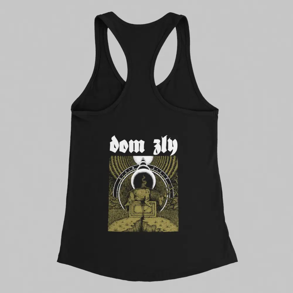 Dom Zly Tank Top, Dom Zly Artwork Black Athlete - Image 2
