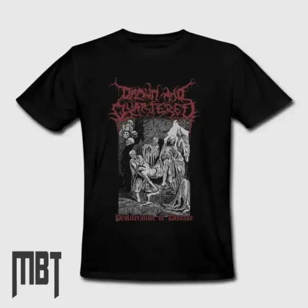 Drawn and Quartered Band T-Shirt, Drawn and Quartered Proliferation of Disease Cover Tee-Shirt
