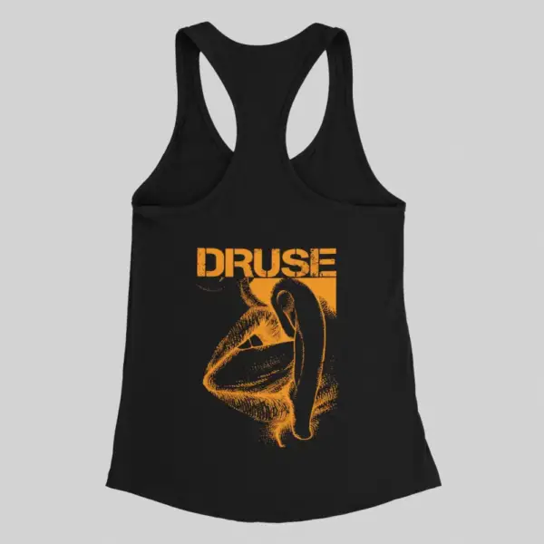 Druse Tank Top, Druse Target Weight Black Tank Top - Image 2