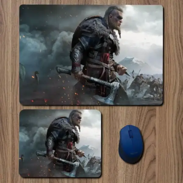 Eivor Assassins Creed Valhalla Mouse Pad, Eivor Assassins Creed Valhalla Game Large Mousepad for Gamers