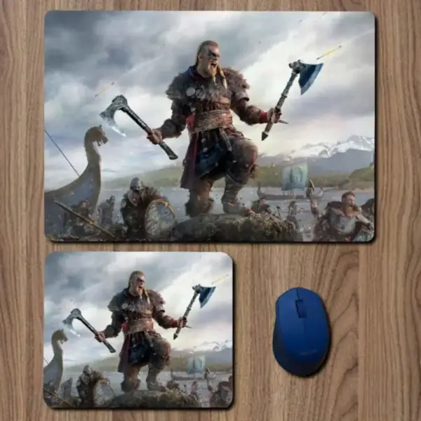 Eivor Assassins Creed Valhalla Mouse Pad, Eivor Assassins Creed Valhalla Game Large Mousepad for Gamers