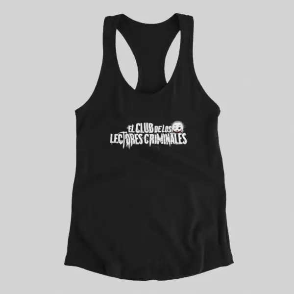 El Club De Los Lectores Criminales Black Tank Top Athlete
