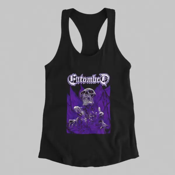 Entombed Tank Top, Entombed Artwork Black Tank Top