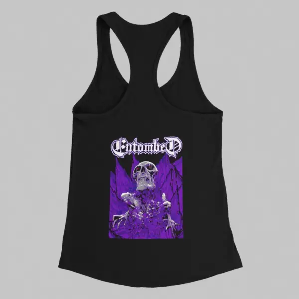 Entombed Tank Top, Entombed Artwork Black Tank Top - Image 2