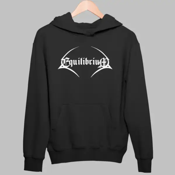 Equlibrium Hoodie, Equlibrium Logo Black Hoodie