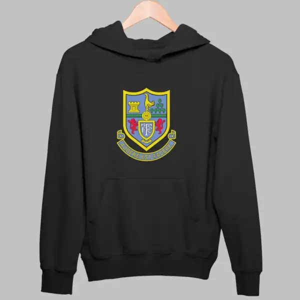 FC Tottenham Hotspur Hoodie, FC Tottenham Hotspur Logo Black Sweatshirt