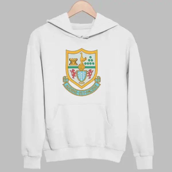 FC Tottenham Hotspur Hoodie, FC Tottenham Hotspur Logo White Sweatshirt