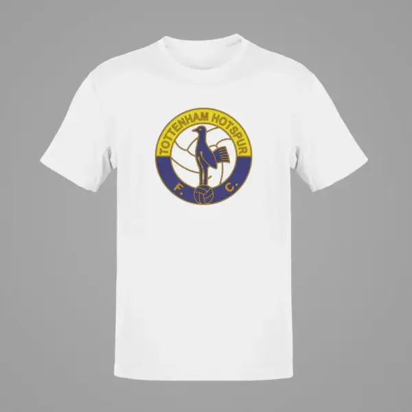 FC Tottenham Hotspur T-Shirt, FC Tottenham Hotspur Logo White T-Shirt
