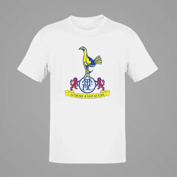 FC Tottenham Hotspur T-Shirt, FC Tottenham Hotspur Logo White T-Shirt