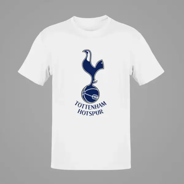 FC Tottenham Hotspur T-Shirt, FC Tottenham Hotspur Logo White T-Shirt