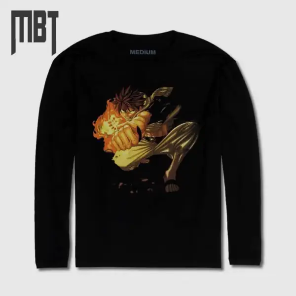 Fairy Tail Long Sleeve T-Shirt, Fairy Tail Anime Long Sleeve Tee-Shirt