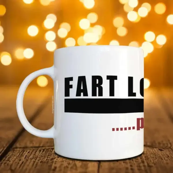 Fart Loading Mug, Please Wait Coffee Mug