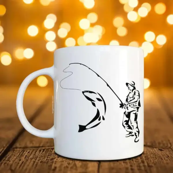 Fishing Mug, Fisherman Coffee Mug