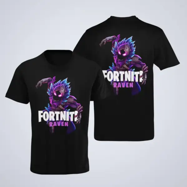Fortnite T-Shirt, Fortnite Raven Black T-Shirt