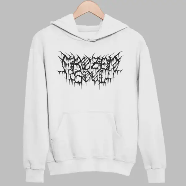 Frozen Soul Hoodie, Frozen Soul Logo White Hoodie